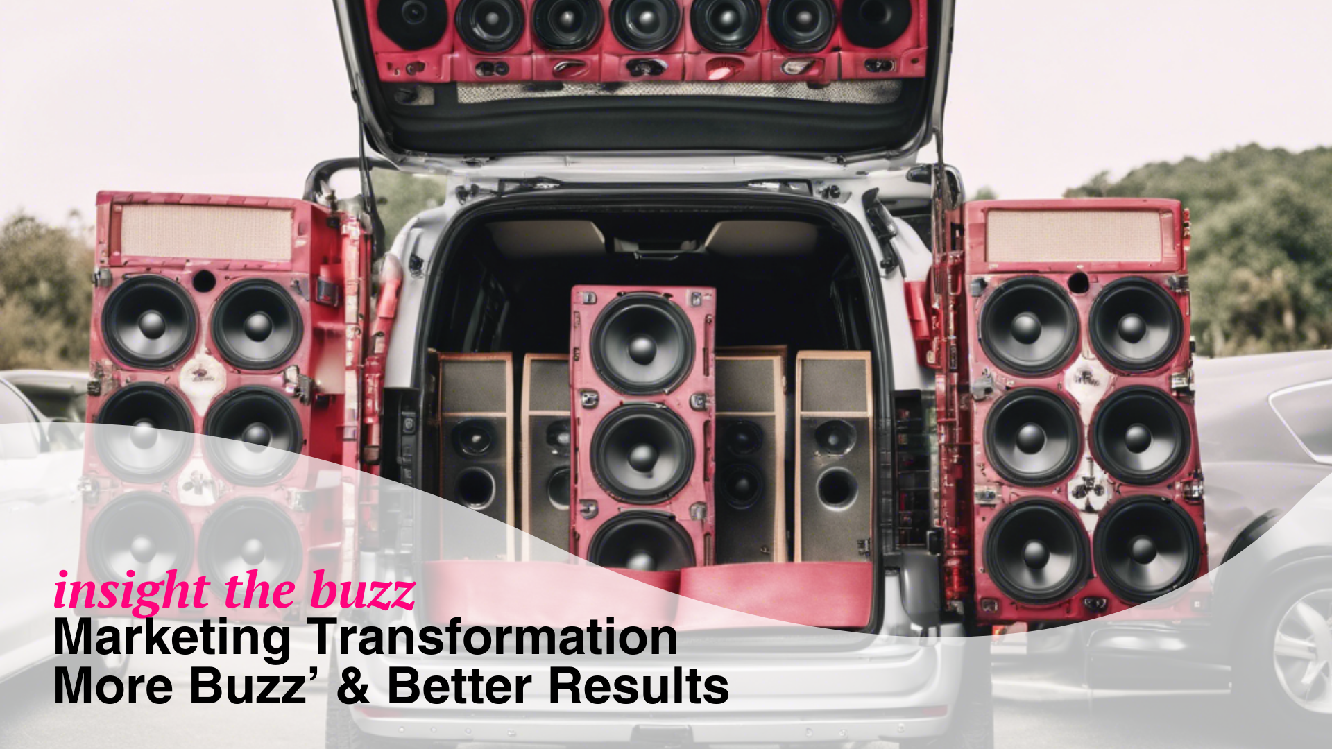 Insight the buzz marketing transformation speakers van winning more customers